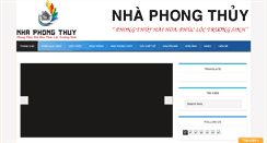 Desktop Screenshot of nhaphongthuy.org